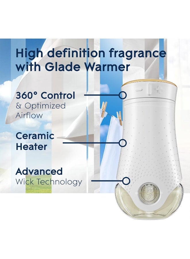 Glade PlugIns Refills Air Freshener, Scented and Essential Oils for Home and Bathroom, Clean Linen, 3.35 Fl Oz, 5 Count - Image 5
